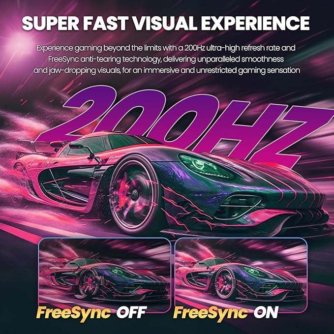 CRUA 30 Curved Gaming Monitor 165Hz/200Hz Computer Monitor FHD(2560 * 1080P) 1500R VA Screen 120% sRGB PC Monitors Support AMD FreeSync Wall Mount Install(HDMI DP)- Black