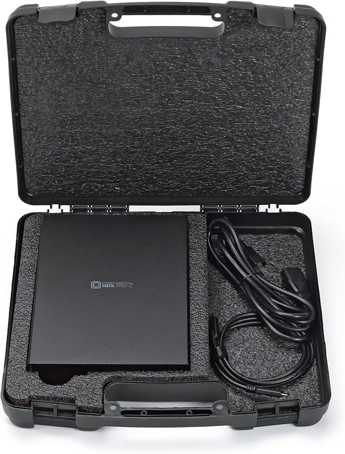 HDX Pro C 8TB USB-C Enterprise 7200RPM External Hard Drive w/LockBox