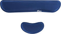 iFine Upgrade Enlarged Memory Foam Set Keyboard &amp Mouse Wrist Rest Pad Cushion Support for Computer Laptop Mac Durable and Comfortable For Office or Home– Pain Relief Stress-free Typing (Navy B