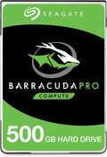 Seagate BarraCuda Pro 500GB Internal Hard Drive Performance HDD – 2.5 Inch SATA 6Gb/s 7200 RPM 128MB Cache for Computer Desktop PC Laptop Data Recovery – Frustration Free Packaging (ST500LM034)