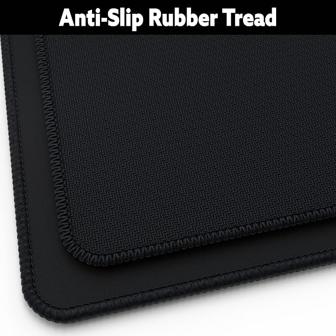 Gamer Boss - Gaming Mouse Pad - 36 x 17 Inches - 4mm Thick with Stitched Edges Non-Slip Rubber Base Premium Cloth Mousepad Desk Mat for Laptop Keyboard Computer &amp PC (Extended Plus Black)