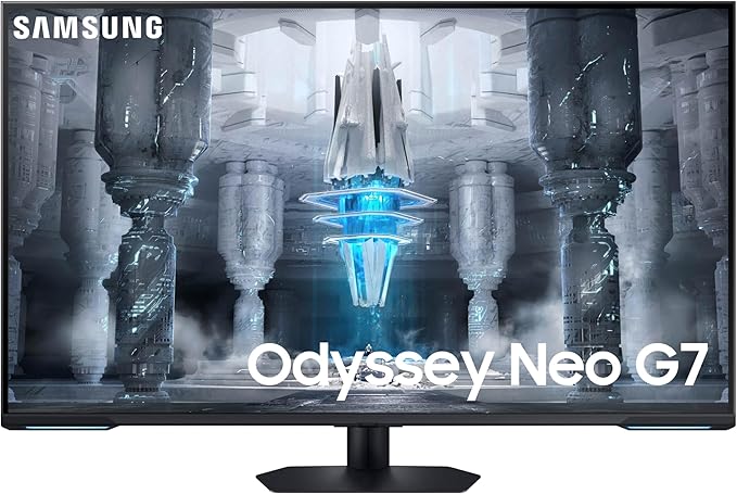 SAMSUNG 43 Odyssey Neo G7 Series 4K UHD Smart Gaming Monitor 144Hz 1ms VESA Display HDR600 Quantum Matrix Technology AMD FreeSync Premium Pro LS43CG702NNXZA Black