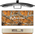 MPCO. Real Tree Large Gaming Desk Pad - 36 x 17 Duraglyde Fabric Edge Orange – with Logo Desk Mats - Non-Slip Washable Smooth Glide for Precision Gaming &amp Work