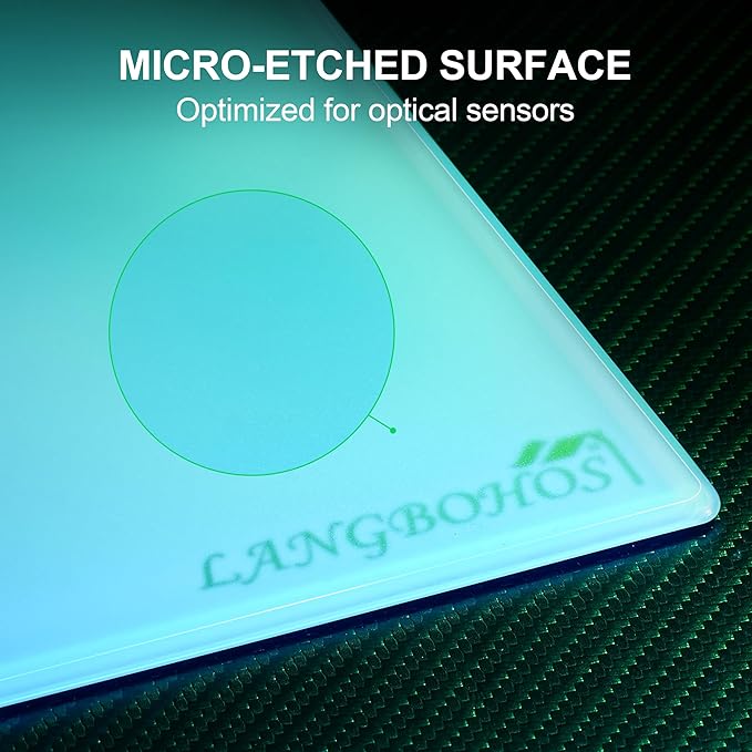 Extra-Large Glass Mouse Pad (White-19.7 * 16'') Micro Etched Surface and Whole Silicone BaseGaming Mouse Pad Improved Precision and SpeedDurable Easy to Clean