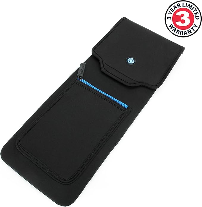 Enhance Keyboard Sleeve Travel Case for Full-Size Mechanical and Standard Gaming Keyboards up to 18 Inches with Rugged Neoprene Construction Zipper Mouse Storage and Cable Storage Pouch