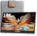 144Hz 16 Portable Monitor1920×1200 FHD IPS Plug&ampPlay Second External Monitor with USB-C Mini HDMI PortSecond Screen Compatible with PC Phone Mac Xbox PS4/5-Z8