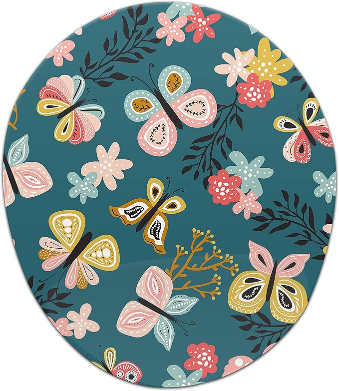 Ergonomic Mouse Pad with Wrist Rest Digital Printed Mouse Mat for Tendon Sheath Problems Non-Slip Base for Office and Home Size: 20 x 23 cm