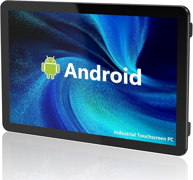 18.5 inch Android 14 Industrial Embedded Interactive Touchscreen Panel PCCapacitive Multi-Touch Tablet with Front IP65 MonitorWiFi &amp BTHDMI/USB Ports for KiosksFactory(4GB RAM64GB SSD)