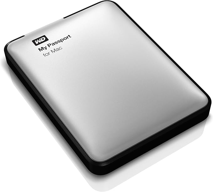 WD My Passport for Mac 1 TB USB 2.0 External Hard Drive - WDBBXV0010BBK-NESN