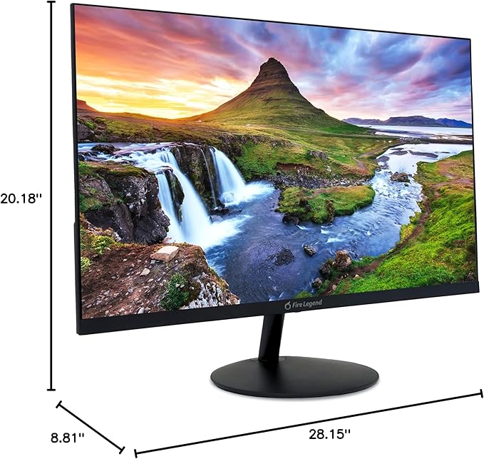 AOPEN by Acer 32SA2Q Abi 31.5 FHD 1920 x 1080 Zero-Frame IPS Gaming Office Monitor | AMD FreeSync Technology | Ultra-Thin Stylish Design | 75Hz | HDR 10 | 1ms TVR | Tilt | HDMI &amp VGA Ports