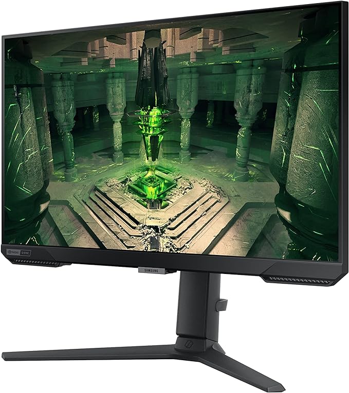 SAMSUNG 25 Odyssey G4 Series FHD Gaming Monitor IPS 240Hz 1ms G-Sync Compatible AMD FreeSync Premium HDR10 Ultrawide Game View DisplayPort HDMI Fully Adjustable Stand LS25BG402ENXGO