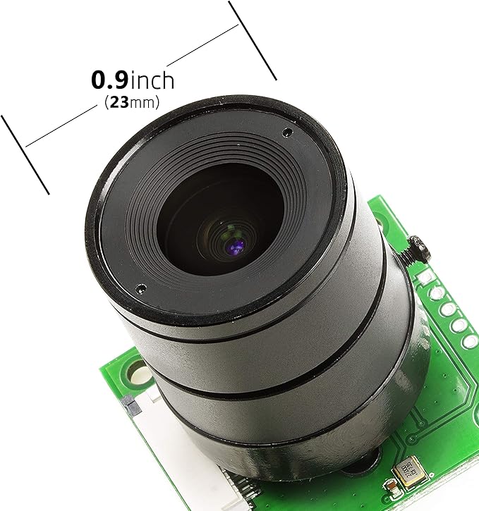 Arducam for Raspberry Pi 5 Camera Module with Interchangeable CS Mount Lens for Pi 5 4 3 3B+ 5MP OV5647 1080P