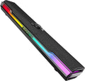 Monster S330 Computer Speakers HiFi Stereo Sound PC Speakers Bluetooth 6.0 Computer Sound Bar with Dynamic RGB Light USB/Type-C Plug &amp Play Gaming Speakers for Computer Desktop PC Laptop Ta