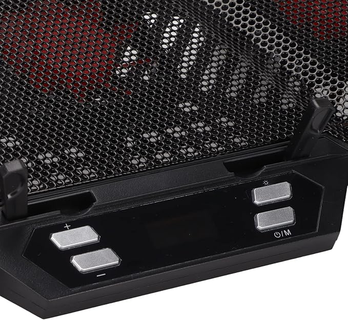LerLaptop FanLaptop Cooling PadLaptop Cooling Aming Laptop CoolingTablet Cooling PadLaptop Cooler 6 High Speed Silent Fans 2600RPM 12 RGB Modes with LED Sn for 12in to 17in Lap