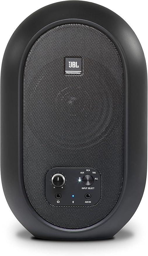 JBL Professional 1 Series 104-BT Compact Desktop Reference Monitors with Bluetooth Black Sold as Pair 4.5-inch Speaker