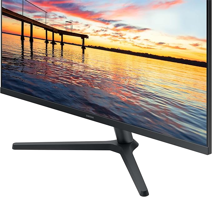 Samsung 32-Inch Flat Computer Monitor 75Hz Borderless Display AMD FreeSync Game Mode Advanced Eye Care HDMI and DisplayPort LS32B304NWNXGO 2024