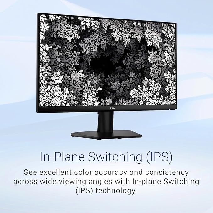 Dell 23.8 144Hz FHD Monitor IPS 1ms Display 16:9 AMD FreeSync VESA Ultra-Thin Bezels Flicker Free Anti-Glare 2X HDMI Black