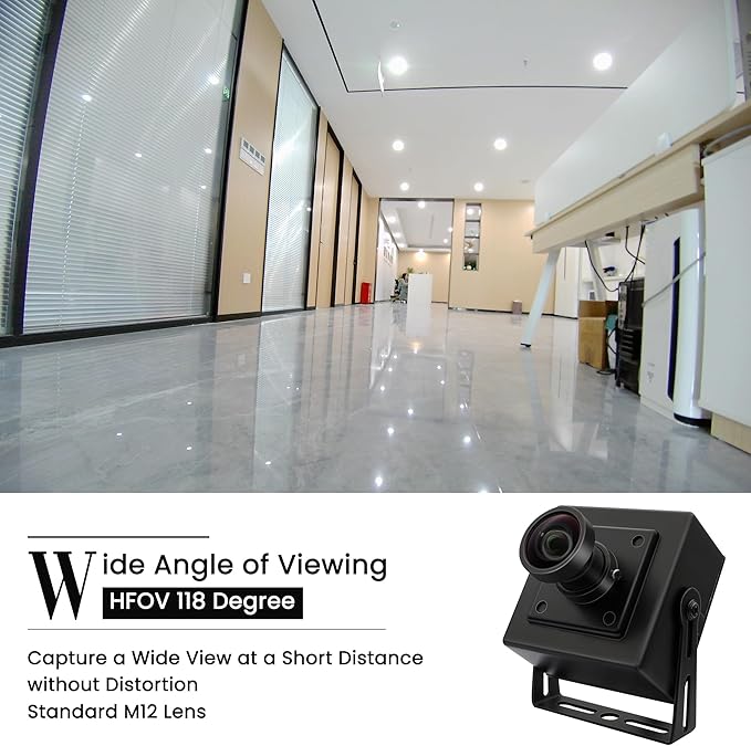 SVPRO 1080P 120fps High Speed Camera M12 Wide Angle 12MP USB Lightburn Camera 4K 30fps 3D Printer Camera IMX577 USB External Computer Camera for PC LaptopRaspberry Pi