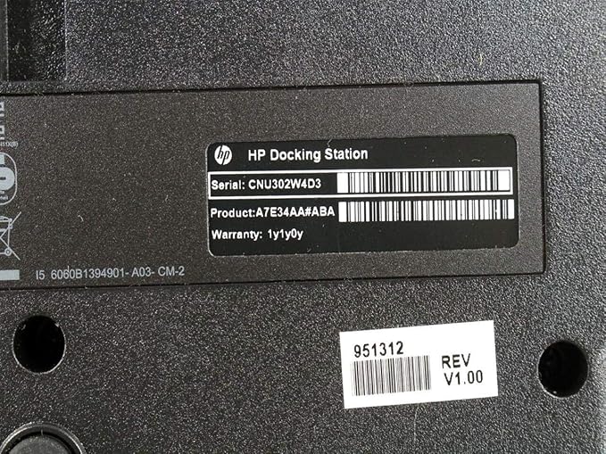 HP Compaq EliteBook 8440p Docking Station HSTNN-I11X 581597-001 HSTNN-111X (Renewed)