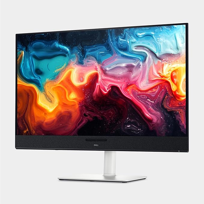 Dell 32 Plus 4K QD-OLED Monitor S3225QC - 31.6-inch (3840 x 2160) 120Hz 0.03ms Display AI-Enhanced 3D Spatial Audio Height/Tilt/Swivel/Slant Adjustment - Ash White