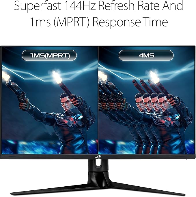 ASUS ROG Swift PG32UQ 32” 4K HDR 144Hz DSC HDMI 2.1 Gaming Monitor UHD (3840 x 2160) IPS 1ms G-SYNC Compatible Extreme Low Motion Blur Sync Eye Care DisplayPort USB DisplayHDR 600