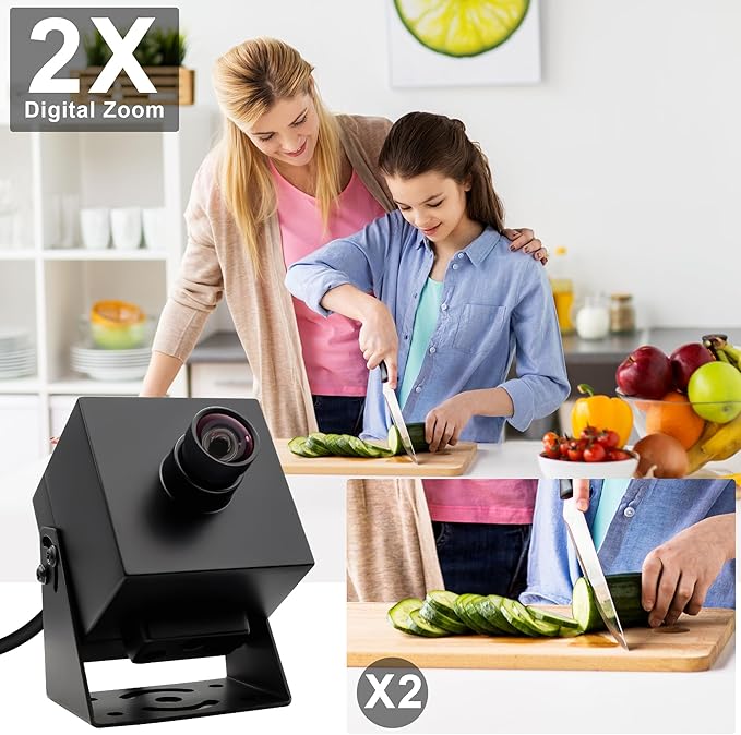 SVPRO HDMI Camera 4K USB3.0 Webcam 60FPS Wide Angle USB Camera 120 Degree M12 Lens Streaming Camera 4K 60FPS H.264 External Computer CameraTV Camera