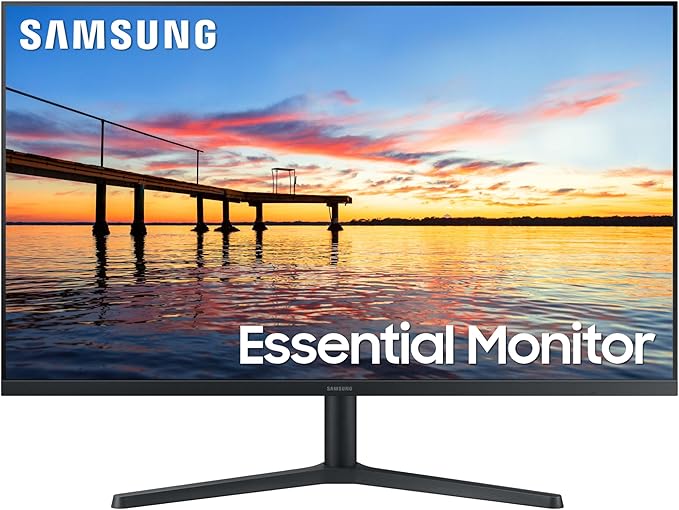Samsung 32-Inch Flat Computer Monitor 75Hz Borderless Display AMD FreeSync Game Mode Advanced Eye Care HDMI and DisplayPort LS32B304NWNXGO 2024