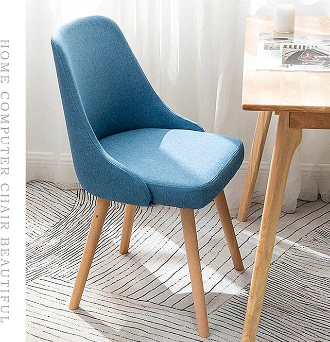 Mlaea Dining Bedroom Living Room Chair Gaming Club Bar Chair with Backrest Office Conference Reception Chair 43 * 43 * 84CM(Size:43 * 43 * 84CMColor:C)