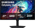 Samsung 27 Odyssey OLED G6 (G61SH) Gaming Monitor - QD-OLED QHD (1440P) 240Hz 0.03ms Glare-Free Pantone Validated HDR10 Height-adjustable stand OLED Safeguard 3 Year Warranty LS27HG612SNXZA