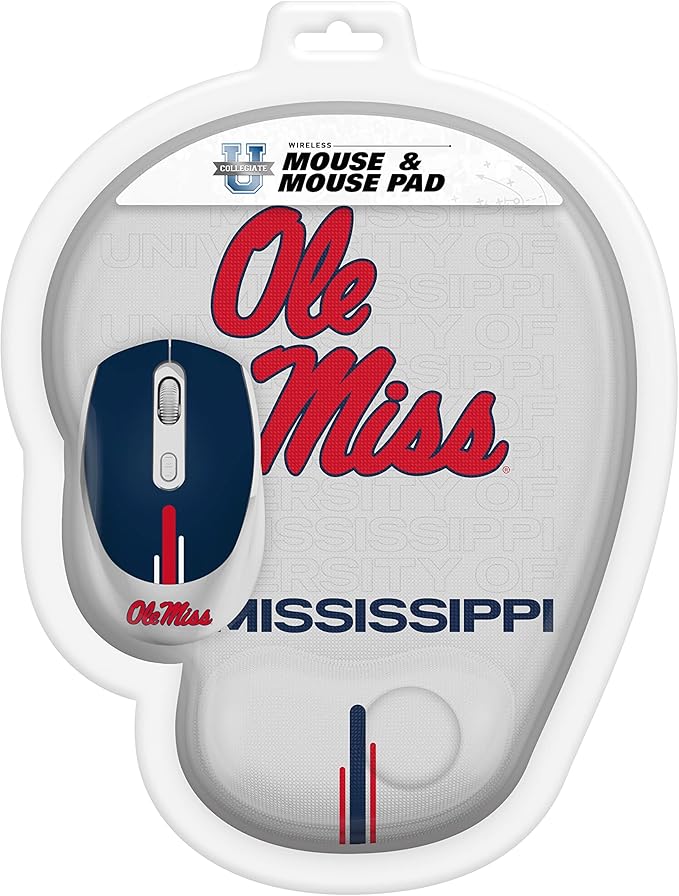 SOAR NCAA Unisex Wireless Mouse and Mouse Pad