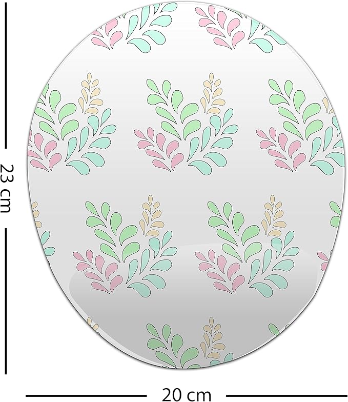 Ergonomic Mouse Pad with Wrist Rest Digital Printed Mouse Mat for Tendon Sheath Problems Non-Slip Base for Office and Home Size: 20 x 23 cm