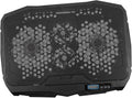 Gatuida Adjustable Laptop Cooler Stand Speed Silent Fan Metal Mesh Cooling Pad for Ergonomic Height Support Stable Ventilated Base for Cervical Spine Care Compatible with All Laptops