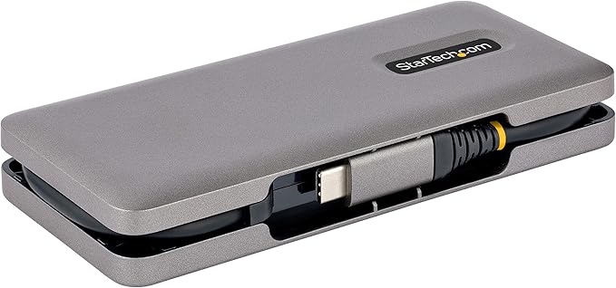 StarTech.com 4-Port USB-C Hub - 1x USB-A &amp 3X USB-C Ports - USB 3.2 Gen 2 (10Gbps) - Bus Powered - USB Type C Hub w/ 12.6in/32cm Wrap-Around Cable - Portable USB-C to USB-A Hub/Splitter (HB31CM1A3