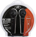 Peavey Pvi 100-2 Pack Dynamic Cardiod Microphones