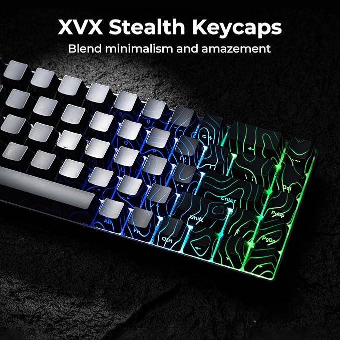 XVX HE68 Max Rapid Trigger Keyboard 60% PercentHall Effect Keyboard with Gateron Magnetic Jade Max SwitchCNC Aluminum Frame Custom Mechanical Key Board for PC/Laptop/Xbox/PS4/PS5 Black Phantom