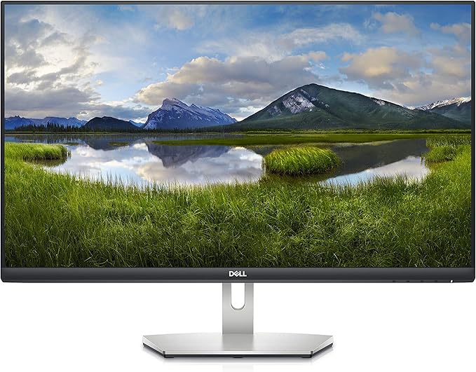 Dell S2721D 27 Inch 1440p QHD IPS Ultra-Thin Bezel Monitor AMD FreeSync HDMI DisplayPort Built in Speakers VESA Certified Silver