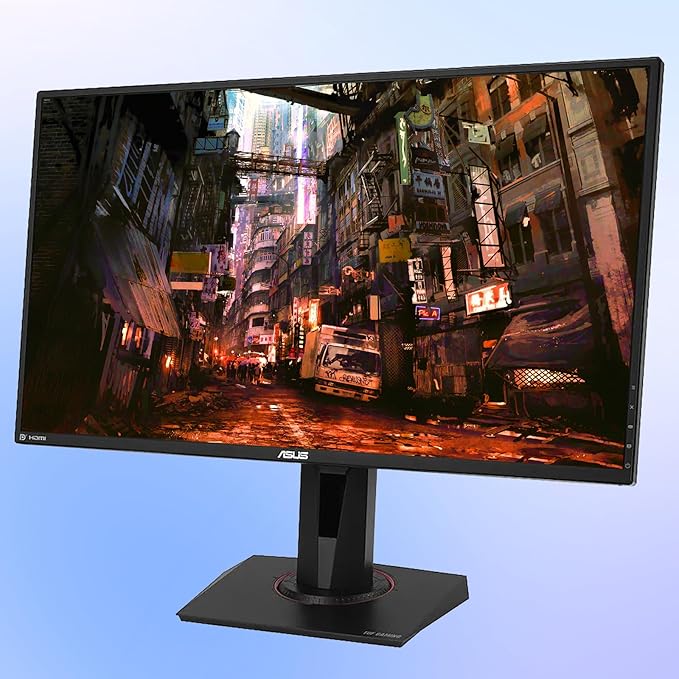 ASUS TUF 27 IPS Gaming Monitor 2K (2560 x 1440) LED Display 165Hz 1ms G-SYNC HDR 10 100% sRGB Anti-Glare M VESA Mountable Ajustable Stand DisplayPort x1 HDMI x2