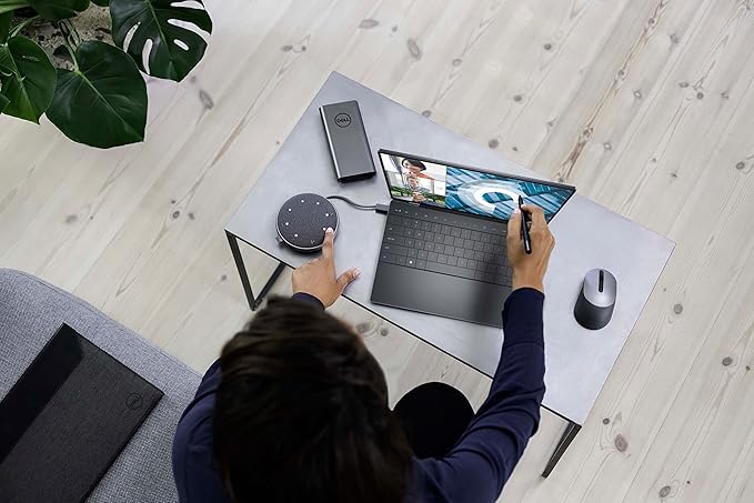 Dell MS5120W Mobile Pro Wireless Mouse – Wireless 2.4GHz Bluetooth 5.0 Microsoft Swift Pair/Dell Pair (Windows 10 &amp 11 only) Optical LED Sensor - Gray