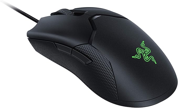 Razer Viper 8K Hz - Ambidextrous E-Sport Gaming Mouse with 8000 Hz HyperPolling Technology (Optical Focus + Sensor with 20K DPI Optical Mouse switches 71g Light) - Black