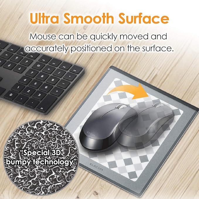 ELECOM Custom Photo Insert Mouse Pad Mat/Clipboard Folder/Message Pad/Picture/File Board/for Office/Black MP-117A