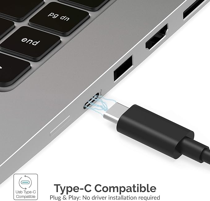 SABRENT USB Type C Dual HDMI Adapter [Supports Up to Two 4K 30Hz Monitors Compatible with Windows Systems Only] (DA-UCDH)
