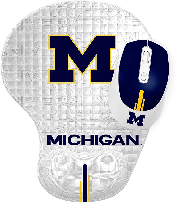 SOAR NCAA Unisex Wireless Mouse and Mouse Pad