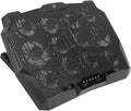 Gaming Laptop Cooler 12 Fans Cooling Pad 3500RPM Type C 5 Height Adjustable Portable Stand for Home Office Equipped with Powerful Airflow Speed Fans