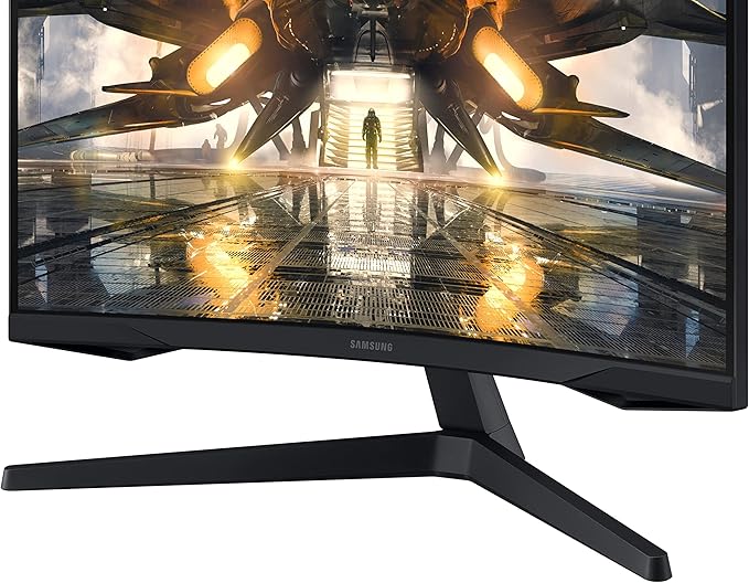 SAMSUNG 27 Odyssey G55A QHD 165Hz 1ms FreeSync Curved Gaming Monitor with HDR 10 Futuristic Design for Any Desktop (LS27AG550ENXZA)