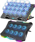 AICHESON AA3 Gaming Laptop 8 Cooling Fans and RGB Lights AA2 Laptop Cooler Set