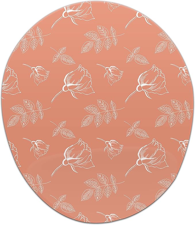 Ergonomic Mouse Pad with Wrist Rest Digital Printed Mouse Pad Anti-Tendon Sheath Problems Non-Slip Base for Office and Home Size:20x23cm