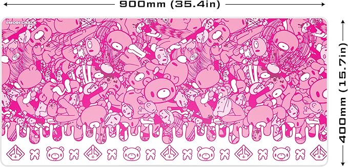 BFFs - Gloomy Bear Gaming Desk Mat – Large Extended Mouse &amp Keyboard Pad