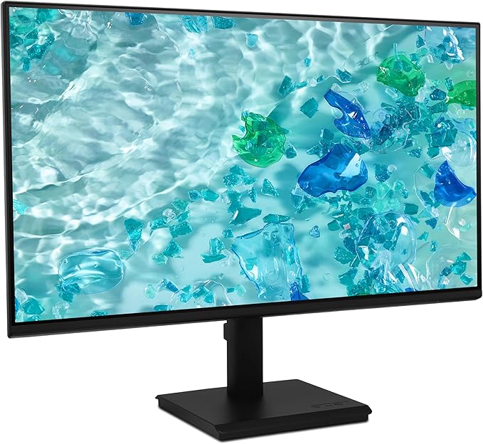 acer Vero V7 V247 Gbmipx 24 FHD IPS Monitor with 4ms Response Time Anti Glare VESA Mount (100mm) HDMI VGA &amp Dockztorm USB Port Expander Black Color (UM.QV7AA.G05)