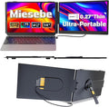 Laptop Screen Extender 14 Ultra Thin 0.27'' FHD 1080P Portable Monitor for Laptop 13-17.3 Plug n Play Extra Monitor Extender Eye Care Second Screen for MacBook/Windows/Android/Switch/PS5