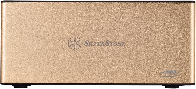 SilverStone Technology External Hard Drive Docking Station Supports One 2.5 or 3.5 Drive RL-TS11G-C